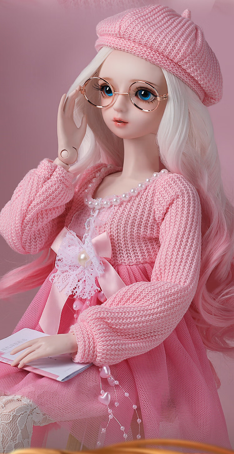 60厘米bjd娃娃现代时尚女孩玩具送芭公主礼物sd娃娃比礼盒 夏沫 3.