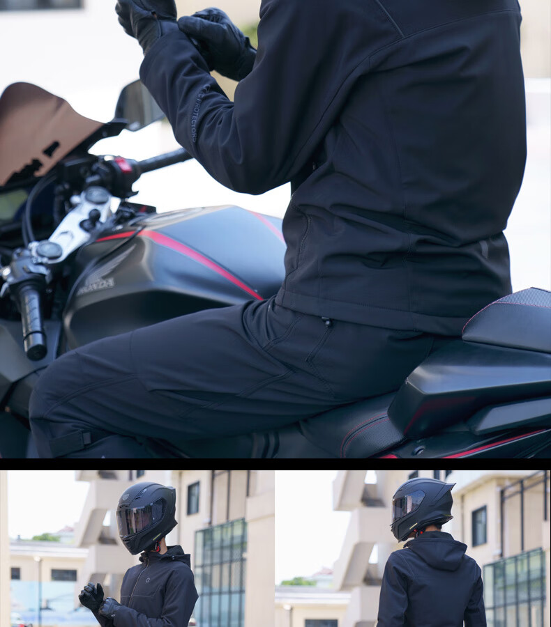 摩托车骑行服机车赛车服男女冬季保暖防风防寒休闲夹克 6018裤子 2xl