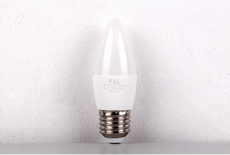 Foshanzhaoming LED Bulb, Crystal Lamp, Energy-Saving Light Bulb, 5.5W, Large Base E27, Cool White 6500K, Pack of 5 8