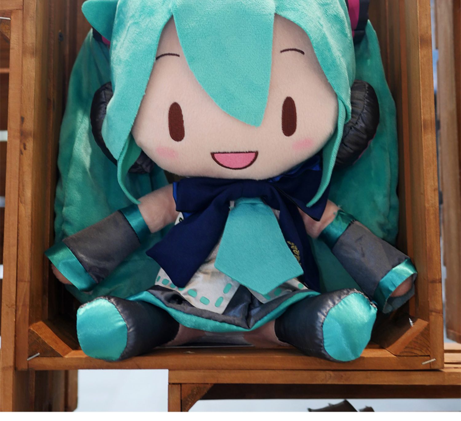 【六一儿童节】初音未来抱枕粉色毛绒玩具fufu玩偶公仔礼物ll 樱初音