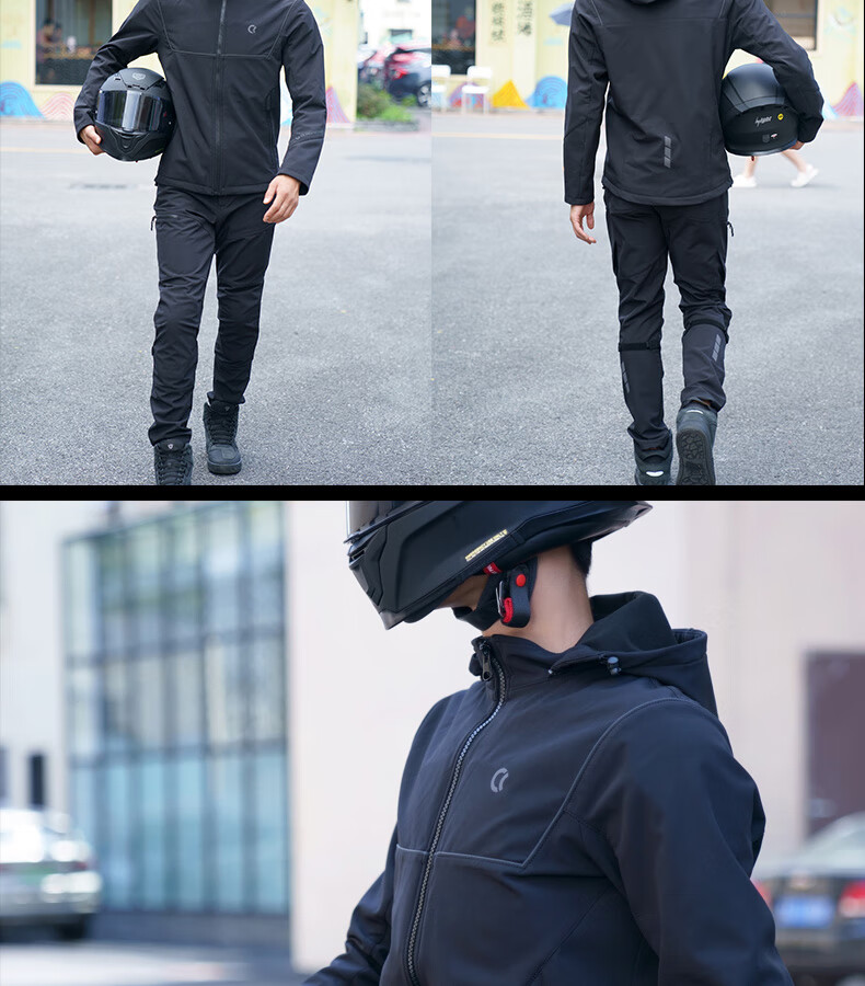 cc protectors摩托车骑行服机车赛车服男女冬季保暖防风防寒休闲夹克
