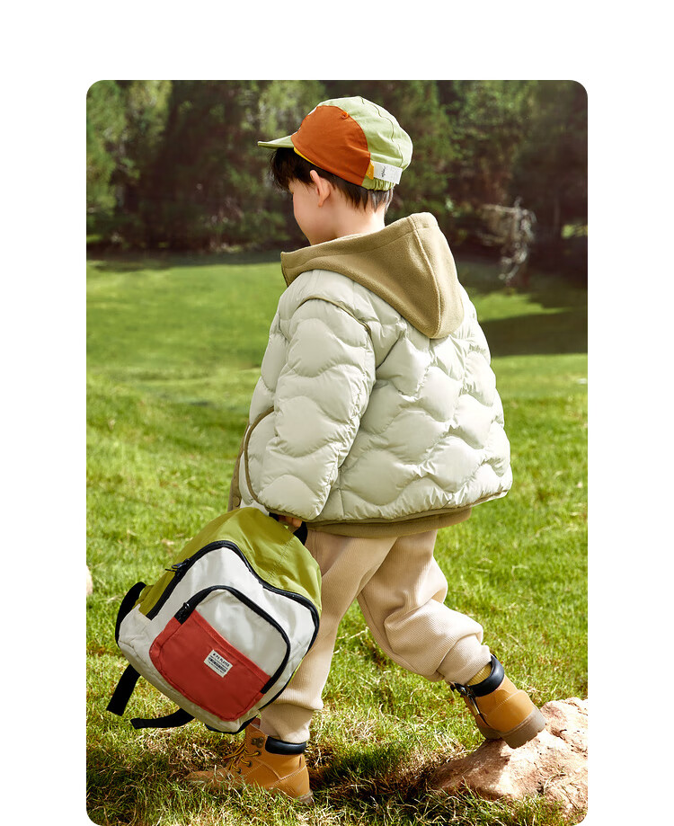 BALABALA Children's down Jacket, Boys And Girls Winter Coat, Fleece Two-Piece Set, Warm Outerwear for Baby Boys And Girls 13