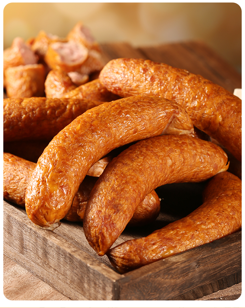 【囤货装】秋林食品 正宗哈尔滨红肠 肥瘦相间俄式熟食东北特产 休闲