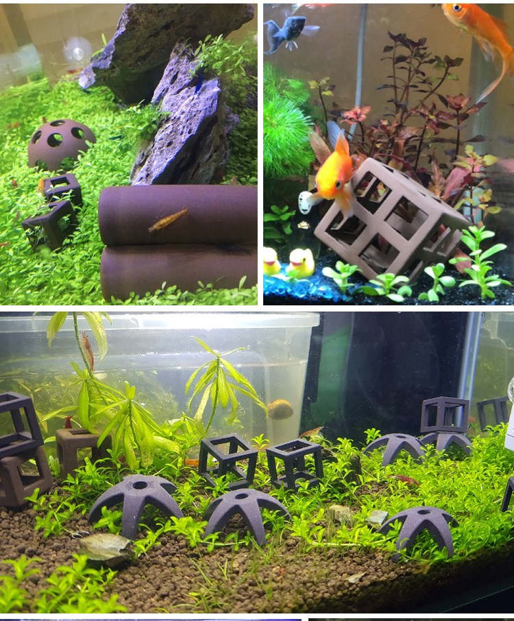 陶罐躲避洞鱼虾躲避屋产卵洞鲷罐虾屋虾窝虾罐异型鱼繁殖罐鱼缸造景