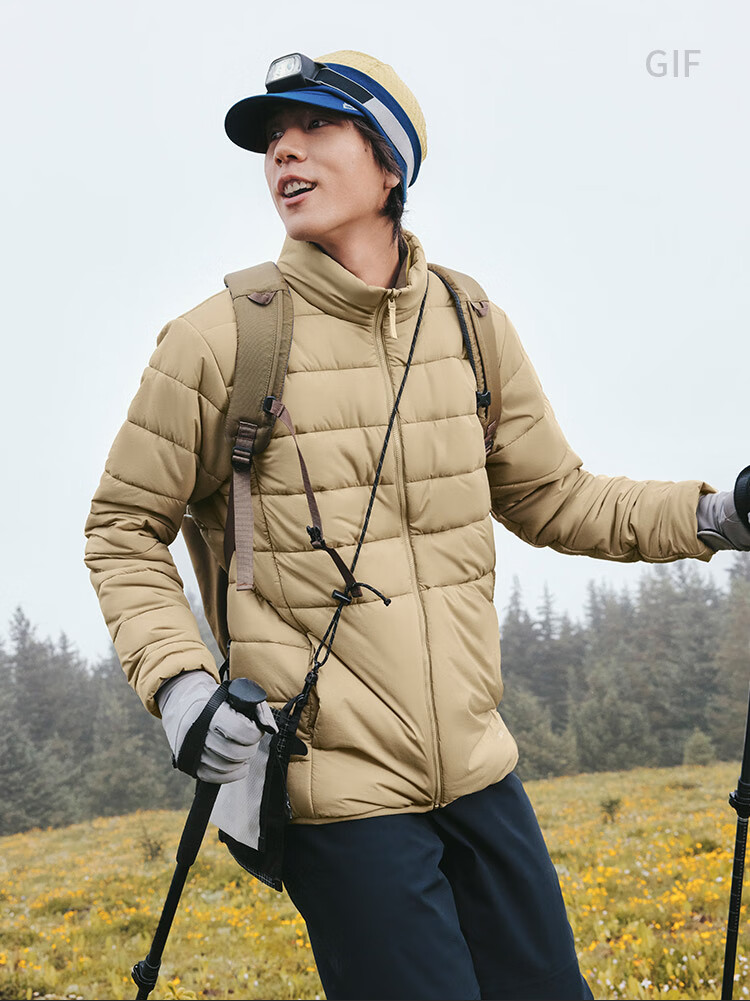 Beneunder Three-In down Jacket for Men, Outdoor Windproof And Waterproof, LS19924, Christmas Gift, Misty Gray, XL 22