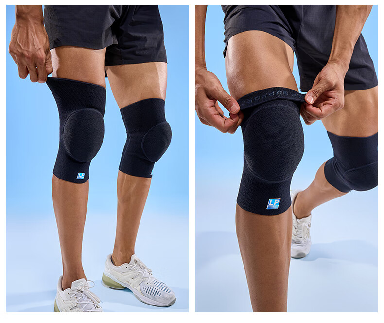LP 1623CK Professional Volleyball Training Knee Pad, Thickened Pads, Anti-Fall, Impact-Resistant, for Dancing, Kneeling, Crawling, Protective Gear, S/M Size 11