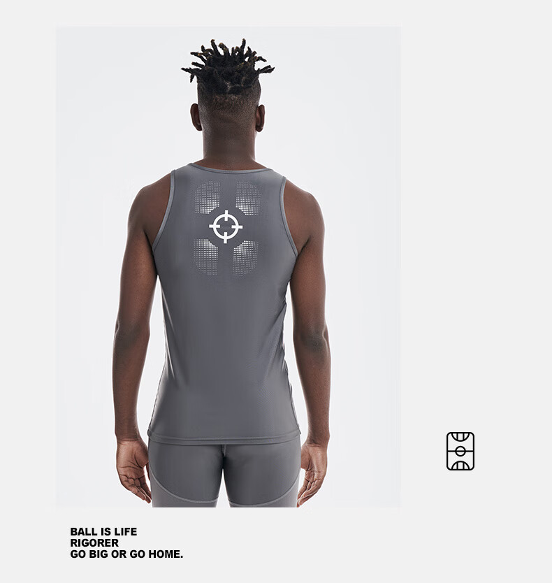 RIGORER Fitness Tank Top, Sports Vest, Running Training Quick-Dry Clothing, New Summer Style Round Neck Sleeveless T-Shirt 18