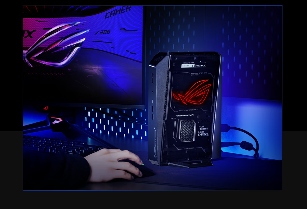 ROG NUC 2025 Gaming Mini PC Dedicated Graphics High-Performance AI Desktop (Ultra 9-275HX 32GB 1TB RTX5070TI) 23