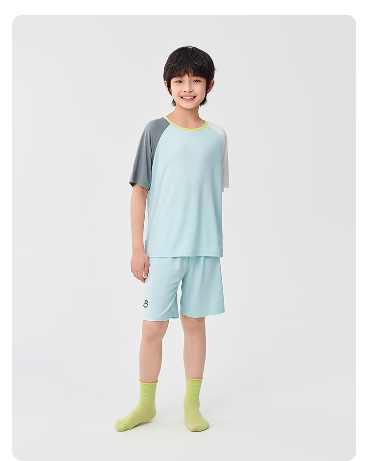 Balabala Summer Pajama Set Air Conditioning Clothes Boys Homewear [Designer SICO Mall Same Style] 206225171105 11