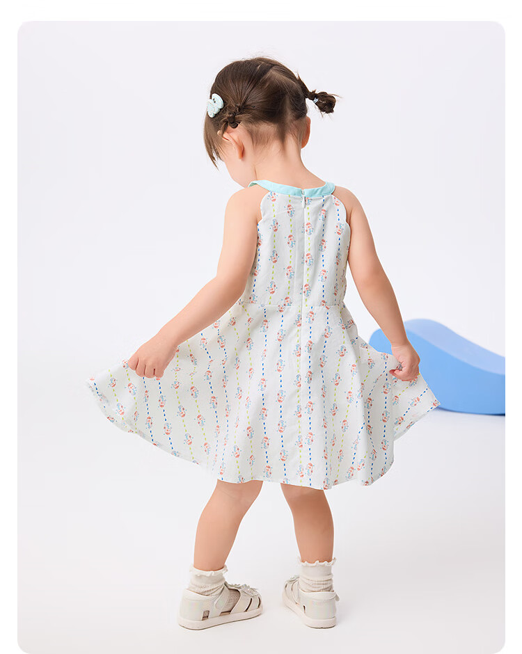 Balabala Kids Dress Girls Summer Princess Dress Fashionable Sweet Baby Dress Mall Same Style 10