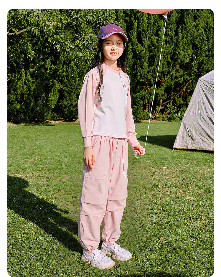 BALABALA Children's Clothing, Boys And Girls Pants, Long Trousers for Autumn, New Style Drawstring Parachute Pants, Trendy 17