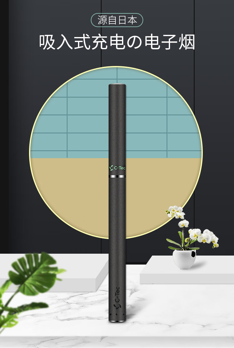 C Tec日本进口电子烟套装 日本进口ctec电子烟套装分体式可充电烟具便携吸入式能量棒蒸汽器套装非一次性电子烟礼品 行情报价价格评测 京东