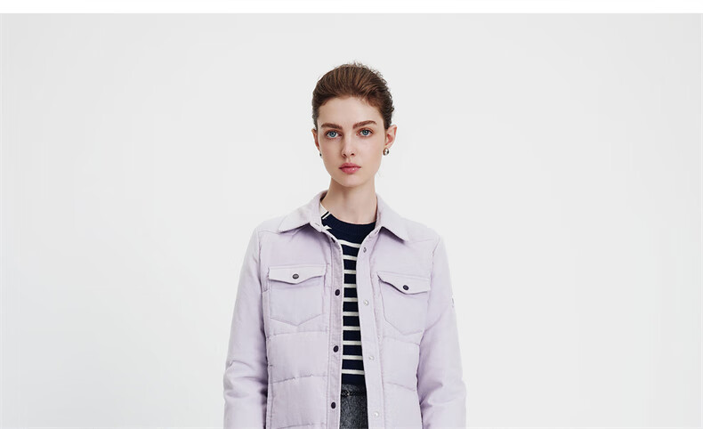 Navikail Italian Small Sailboat 25 Winter New Women's Lightweight Down Corduroy Warm Jacket 2341605503 4