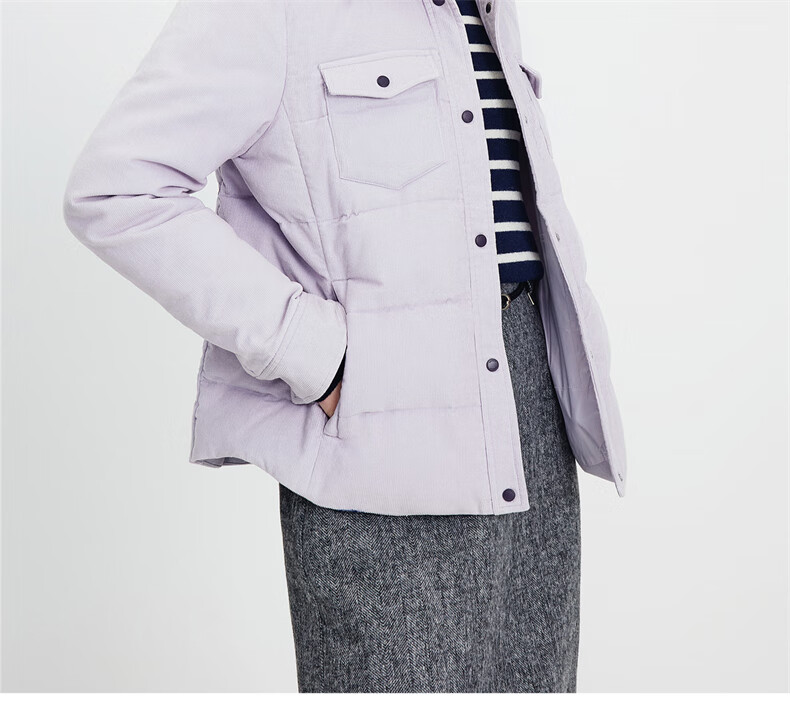 Navikail Italian Small Sailboat 25 Winter New Women's Lightweight Down Corduroy Warm Jacket 2341605503 20