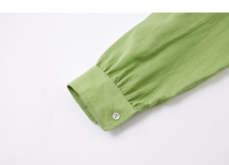 Demana [Ramie Lyocell Blend] Spring Breathable Crew Neck Drop Shoulder Loose Fit Petite Women's Shirt 12