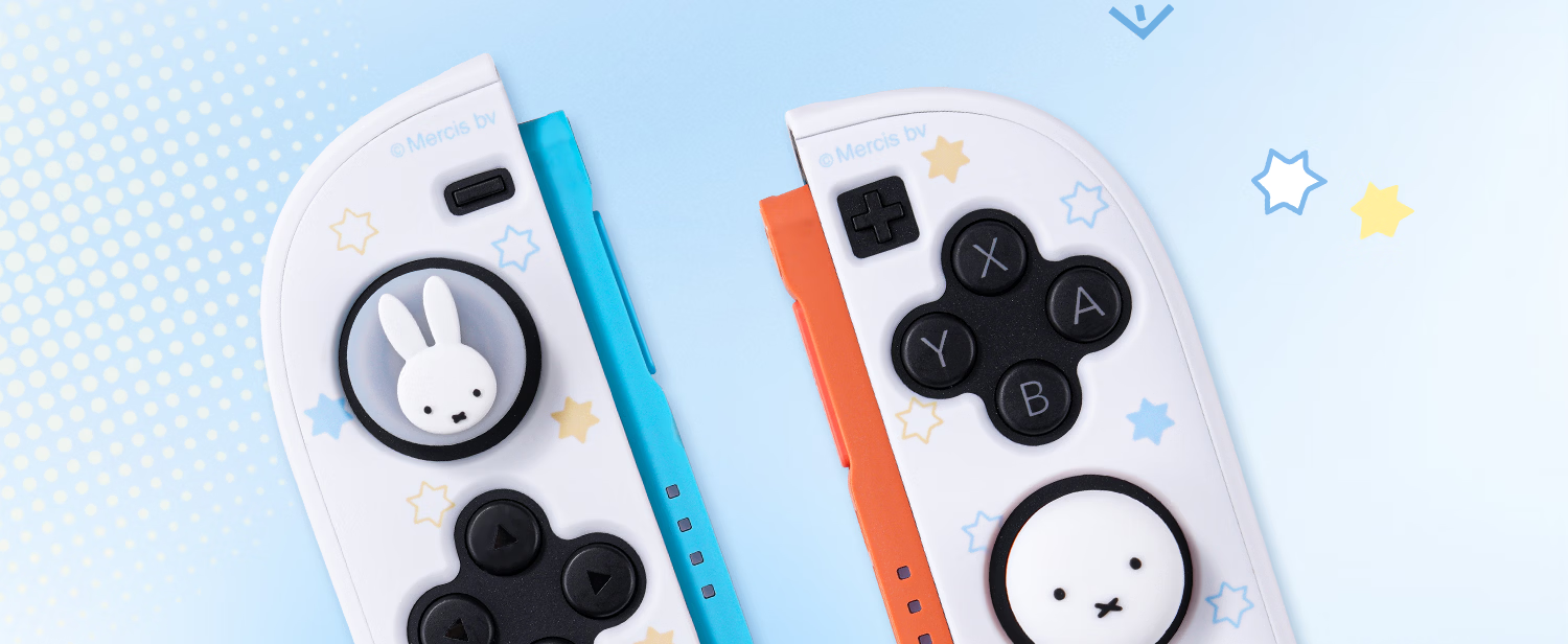 Jixiang Nintendo Switch 2 Protective Case Miffy Semi-Transparent NS2 Controller Protective Set Cute Female Cartoon IP Collaboration Game Console Accessories Anti-Drop Miffy Official New Product 25