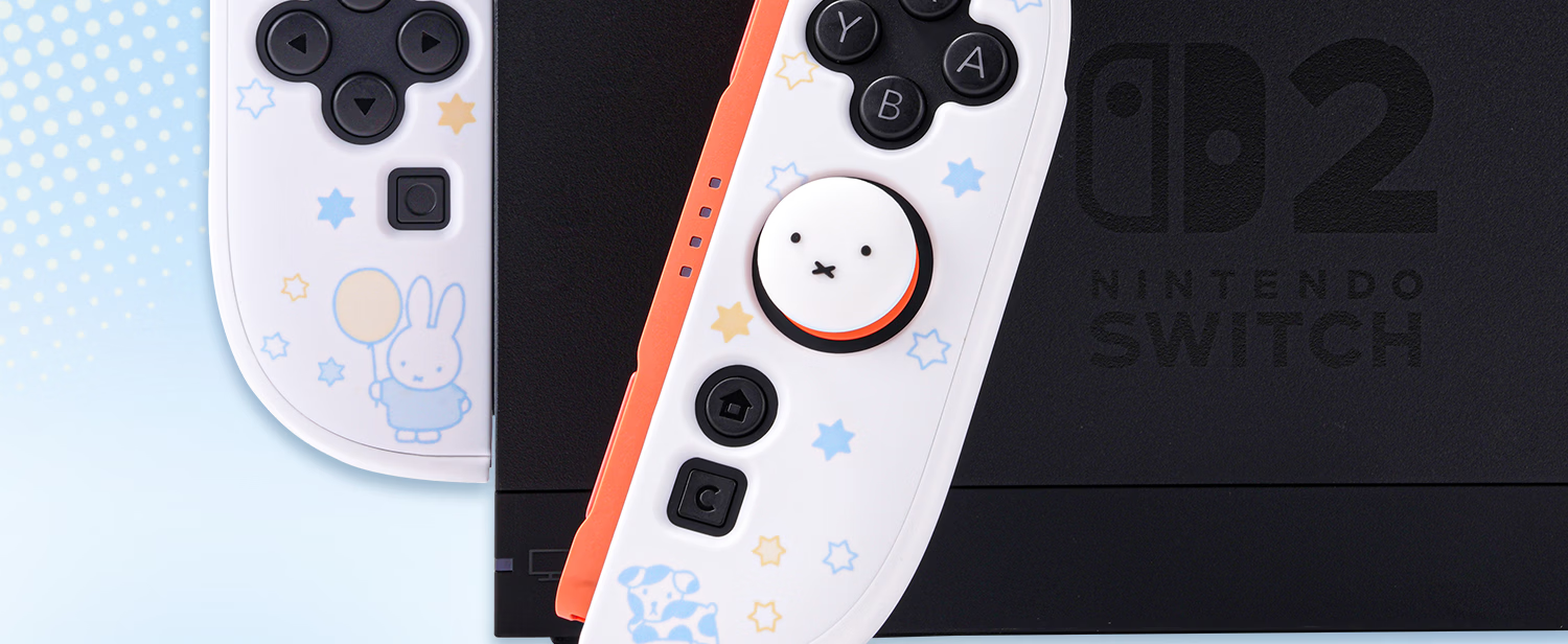 Jixiang Nintendo Switch 2 Protective Case Miffy Semi-Transparent NS2 Controller Protective Set Cute Female Cartoon IP Collaboration Game Console Accessories Anti-Drop Miffy Official New Product 23