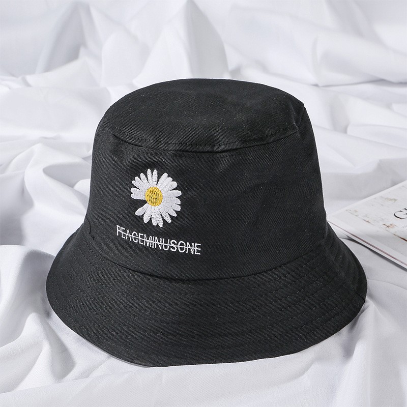 2020春夏季权志龙同款小雏菊男女通用渔夫帽