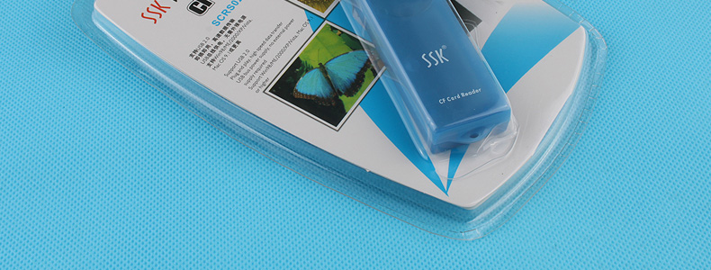 SSK飚王 琥珀SCRS028 CF 专用读卡器 USB2.0 高速直读 相机CF卡读卡器