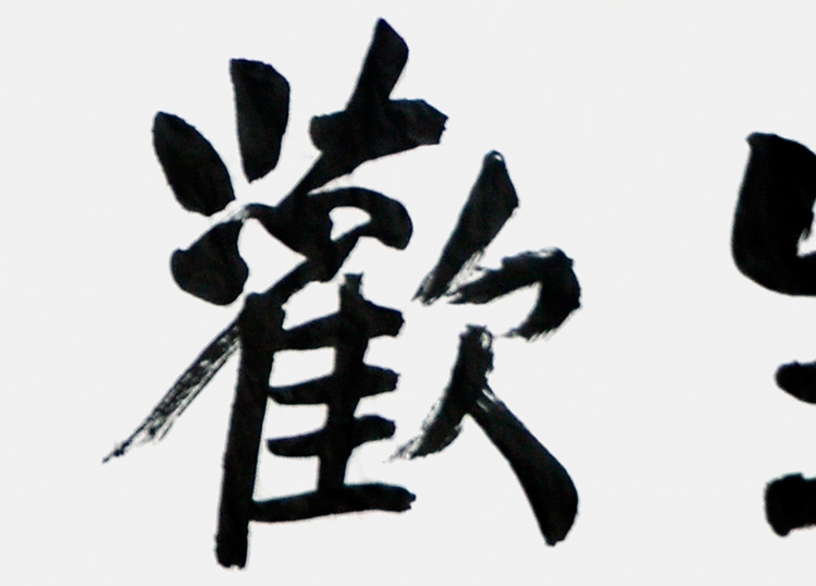 中国书法家协会会员 刘国宝《生欢喜心》4平尺