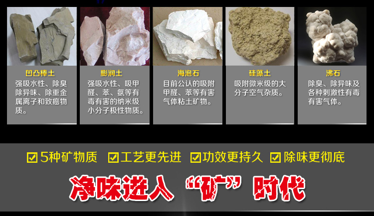
                                        
                                                            绿驰 3盒装纳米矿晶冰箱除味剂 强力除臭剂保鲜去除异味盒 竹炭活性炭碳包去味剂（限量）                