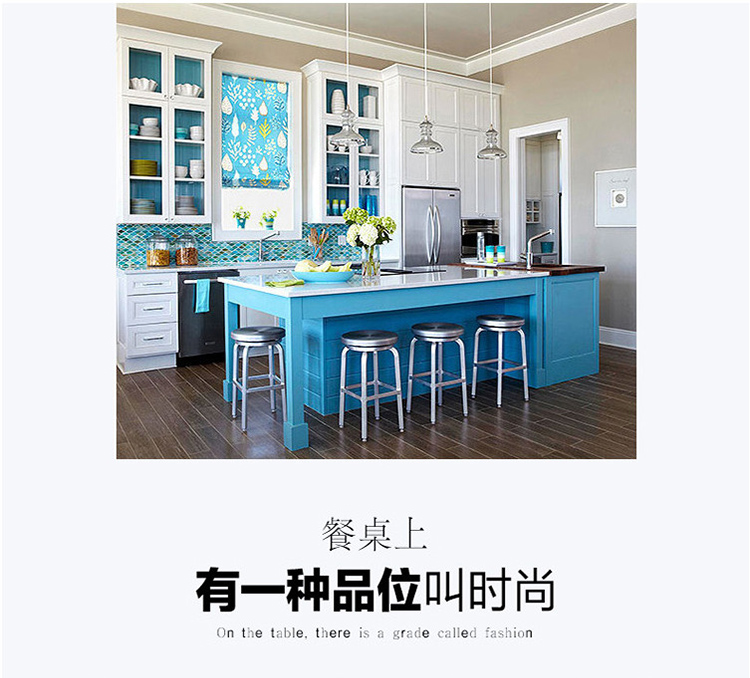 
                                        馨铭堂 时尚陶瓷56头韩式餐具套装碗盘碟 蓝色多瑙河（品锅版）                