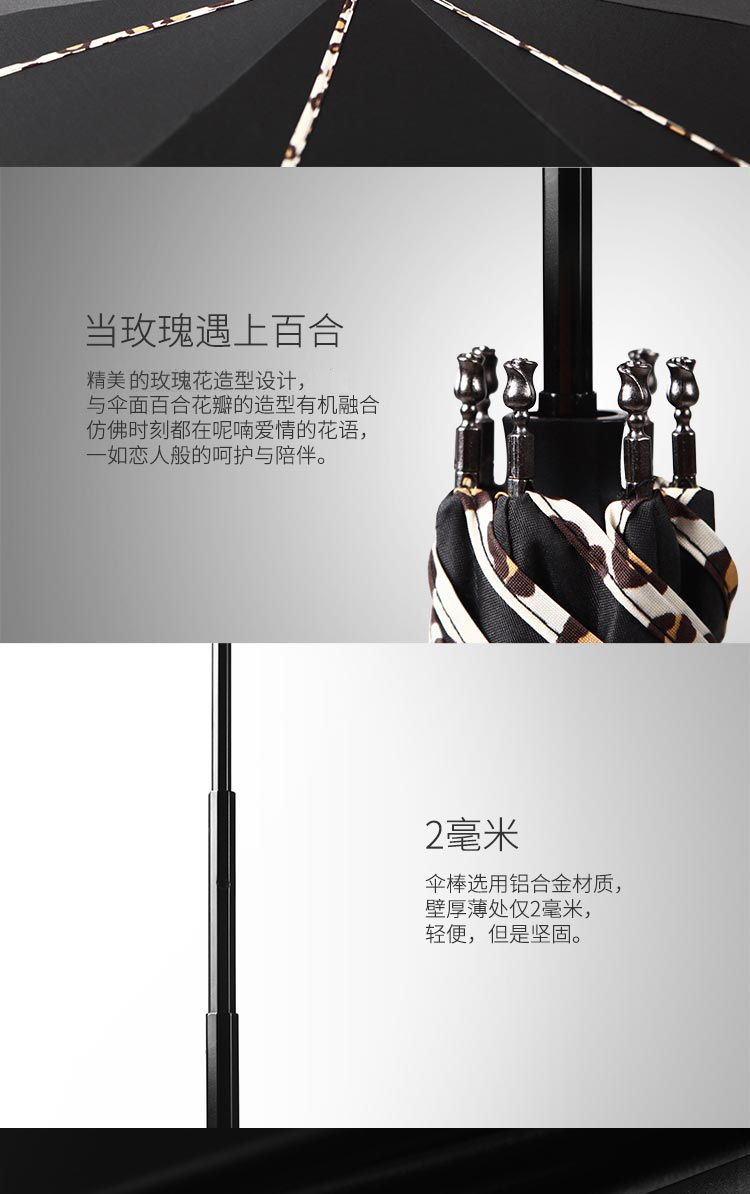 蕉下（BANANA UMBRELLA）花瓣三折伞 创意防紫外线太阳伞防晒折叠伞 月牙白