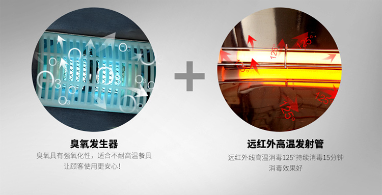 
                                                            康宝(Canbo)消毒柜 家用 立式 台式碗筷餐具消毒碗柜 厨房小型迷你碗柜 负离子XDZ65-F1G                