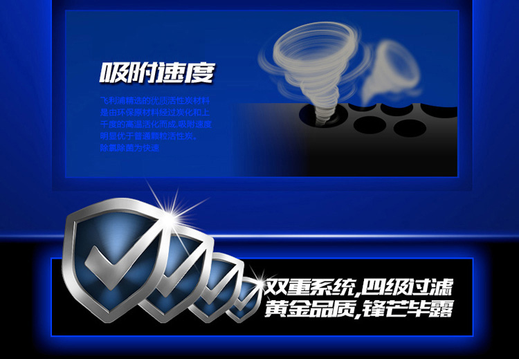 飞利浦（PHILIPS） WP5813 台上式可直饮 净水器