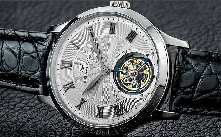 海鸥(seagull)手表 60周年纪念版陀飞轮手动机械男表818.660