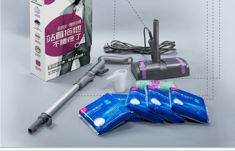 
                                小田（Xiotin）蒸汽拖把 7335CH-1 轻薄静音/除尘去污/杀菌除螨 深层洁净（金属灰高度可调）            