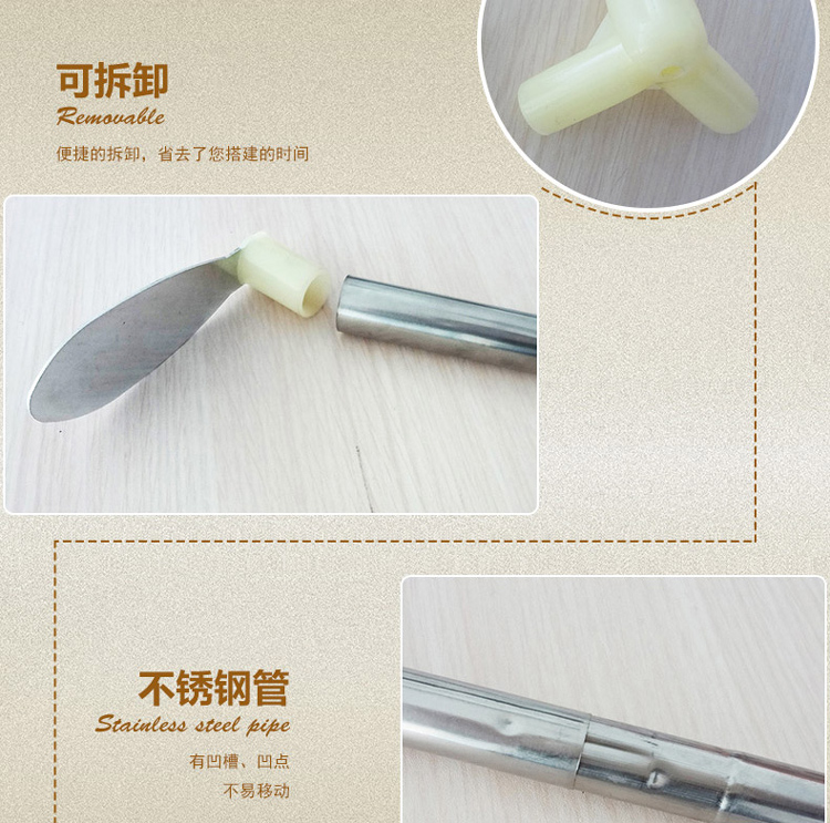 
                                        堂皇家纺 方顶蚊帐 三开门 21眼不锈钢管蕾丝花边落地蚊帐 悠闲美夏 兰色 180*200                