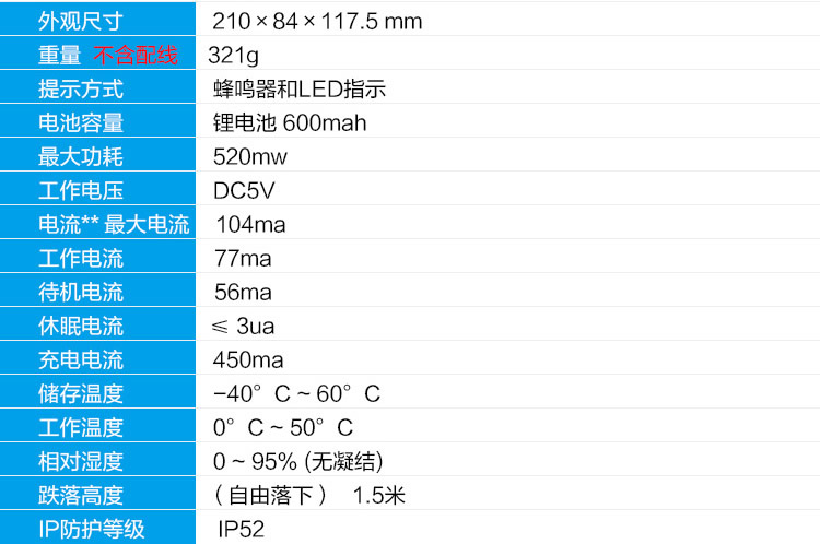 
                                                                                爱宝WI-80S无线一维扫描枪激光 商超快递医院仓库商品条码扫描 带充电底座                