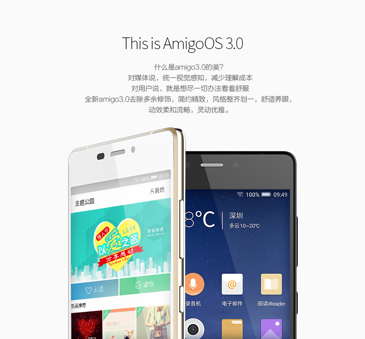 金立 S7 (GN9006) 16GB 白色 移动联通双4G手机 双卡双待