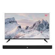小米电视EA32 2022款 32英寸 金属全面屏 高清720p 智能电视机L32M7-EA+JBL CINEMA STV105升级版 回音壁音响