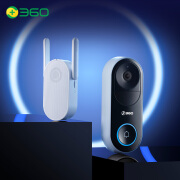360 可视门铃5 Pro摄像头家用监控摄像头智能摄像机 2K智能门铃电子猫眼 无线wifi 300W超清夜视AR1C