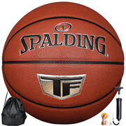 斯伯丁（SPALDING）篮球7号TF银色典藏系列PU材质室内外通用防滑耐磨成人七号篮球
