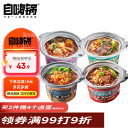 自嗨锅自热米饭夜宵锅4盒多口味组合装方便食品速食方便火锅夜宵715g