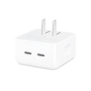 Apple/苹果 35W双口-横向 type-c充电器充电头多口原装 旗舰店苹果iPhone17 Pro Max/iPad/Mac充电器