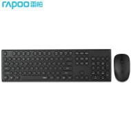 雷柏（Rapoo） X260 键鼠套装 无线键鼠套装 办公键盘鼠标套装 电脑键盘 笔记本键盘 黑色