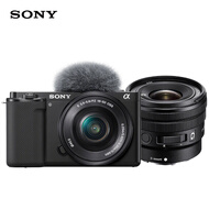 索尼（SONY）ZV-E10L 微单相机+10-20mm F4双镜头套装 美肤拍照 颜值机身 精准对焦 黑色