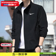 耐克（NIKE）外套男上衣 25春夏季新款运动服休闲透气跑步快干防风衣梭织夹克 热推/Dri-FIT经典薄款/晒图退10 偏小一码 3XL (190/104A)