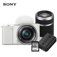 索尼（SONY）ZV-E10L双镜头KIT套装-白色