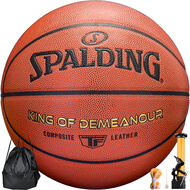 斯伯丁（SPALDING）篮球TF系列6号女子比赛室内外兼用耐磨训练六号篮球 77-176Y6