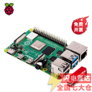 丢石头 树莓派4b Raspberry Pi 4 树莓派 ARM开发板 树莓派配件 Python编程 4GB 单独主板 1盒