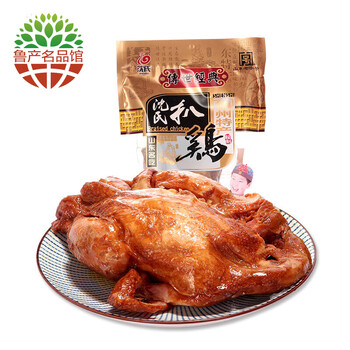 沈氏 【鲁产名品馆】德州扒鸡 山东特产 即食熟食烧鸡 600g/只