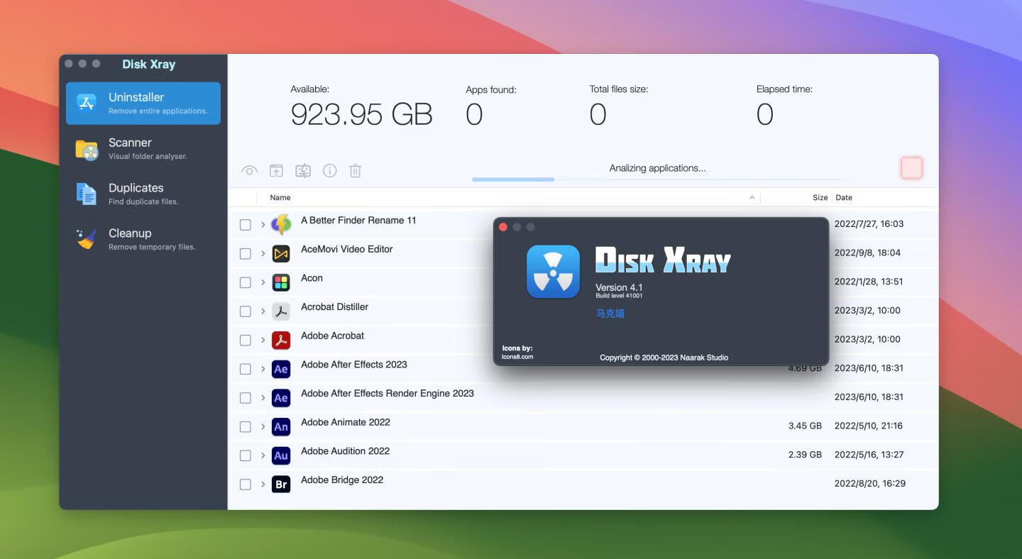 Disk Xray for Mac v4.1 (41001)免激活版 好用的mac磁盘分析工具
