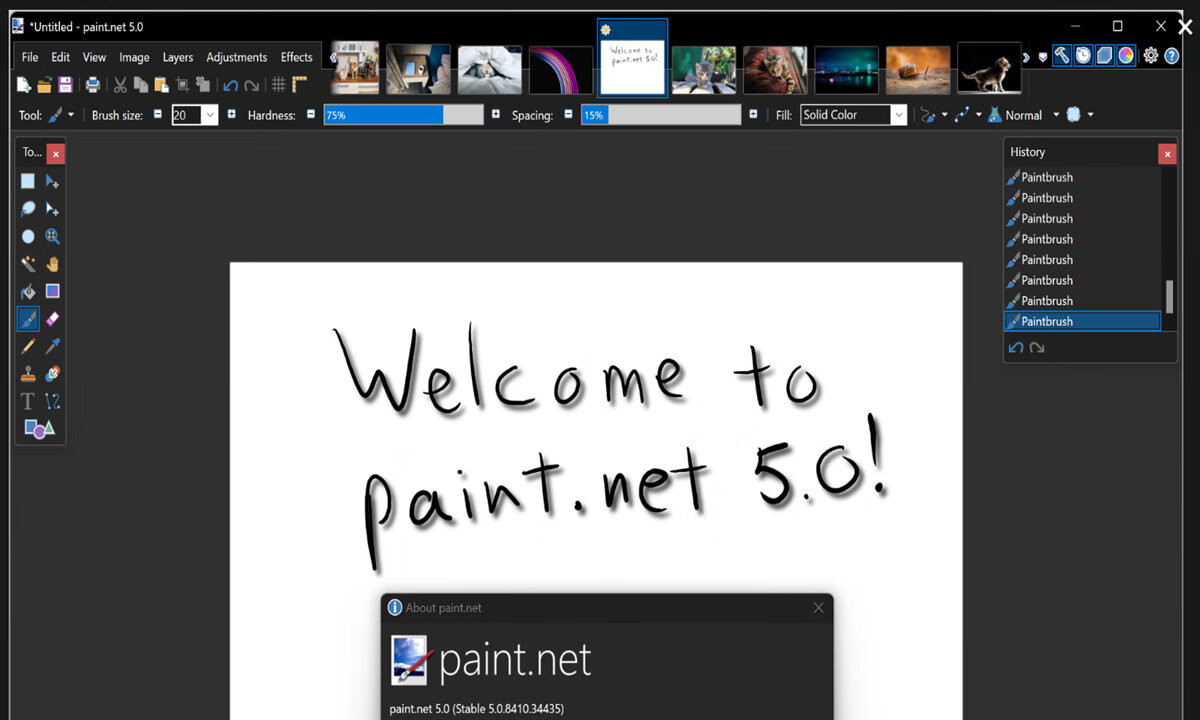 PS“迷你版”Paint.net推5.0更新：Win7/8.1系统被放弃