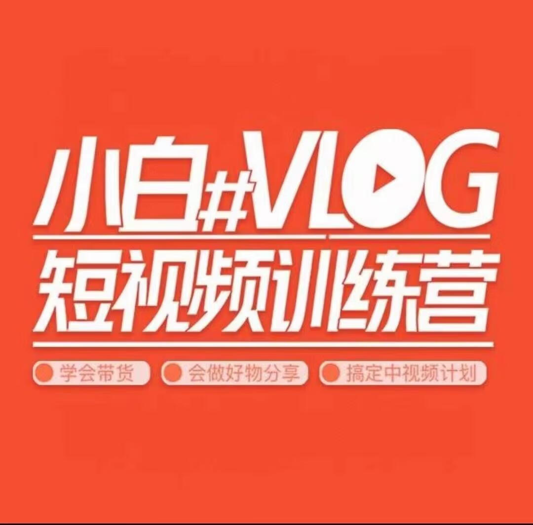 小呆说视－－小白VLOG短视频训练营（学会带货、好物、直播、中视频）