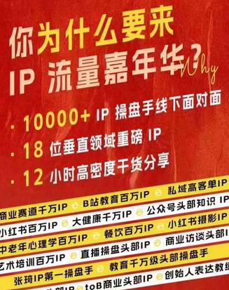 群响IP流量嘉年华，​现场视频+IP江湖2024典藏版PPT-狗凯之家源码网-网站游戏源码-黑科技工具分享！